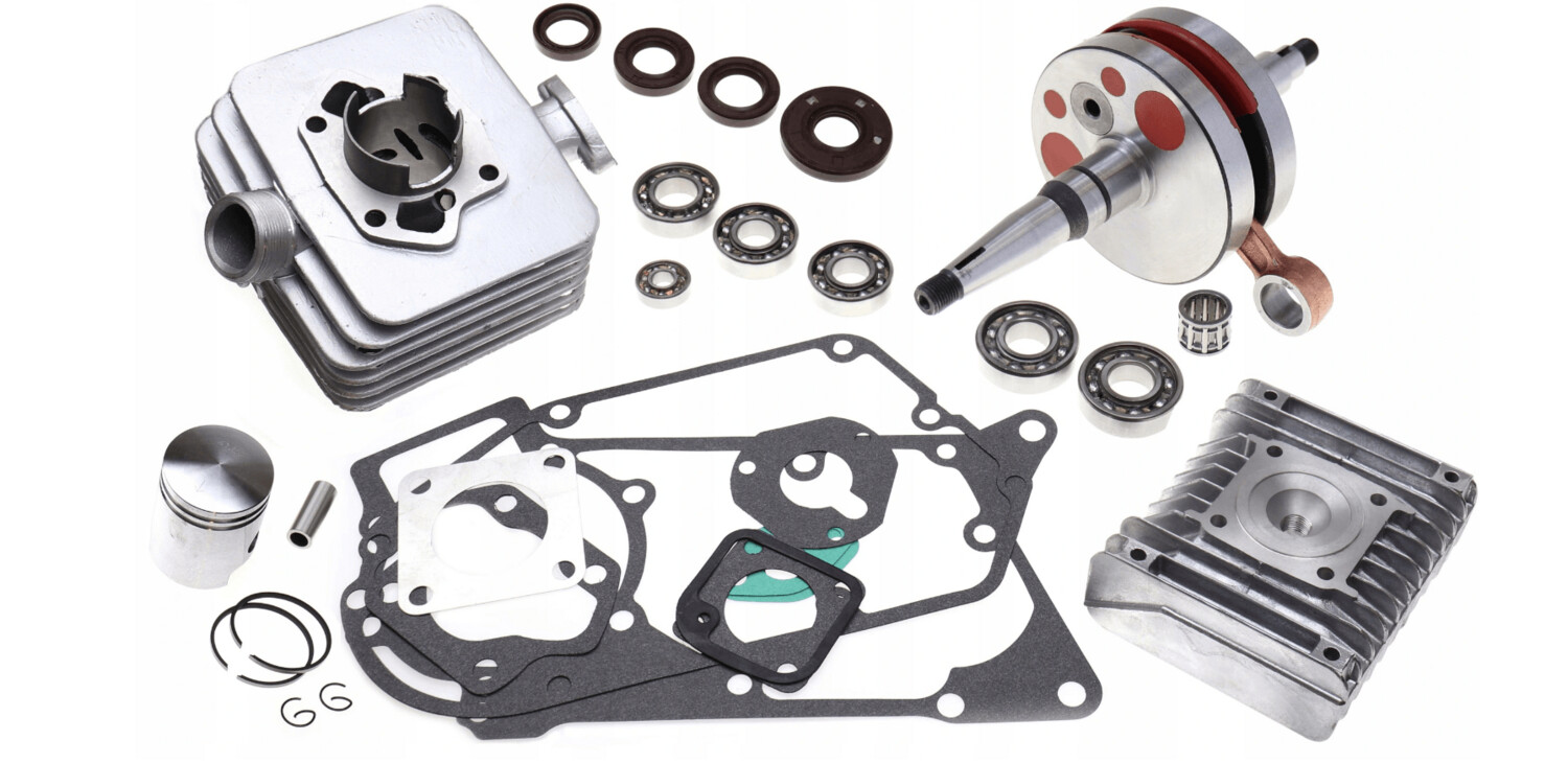 SIMSON KIT MOTOR ZYLINDERKOPFWELLE LAGER Set