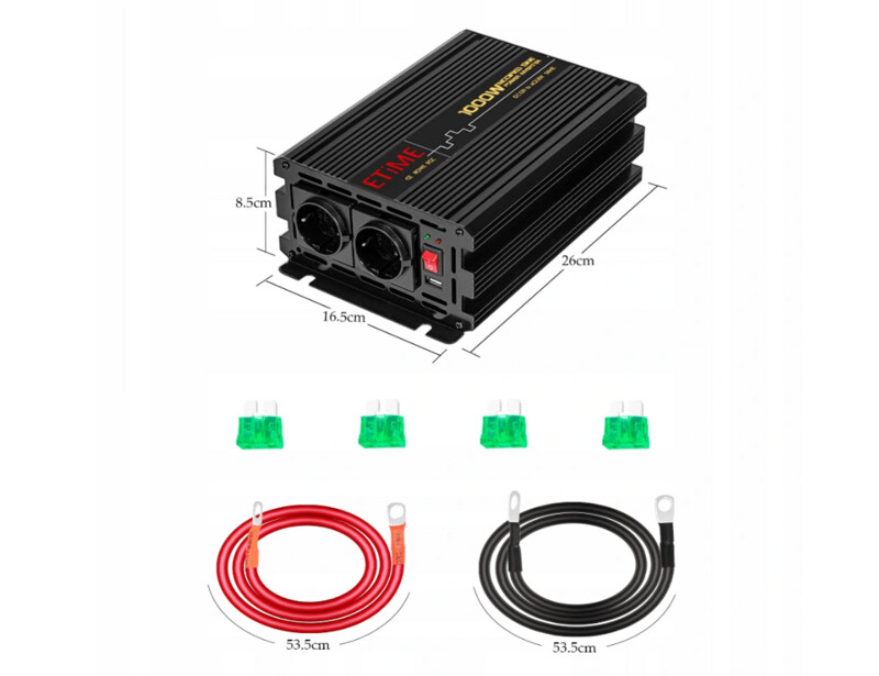 #Bestdeal# Wechselrichter Inverter Wandler 2-24V / 210-230V 1000W / 2000W