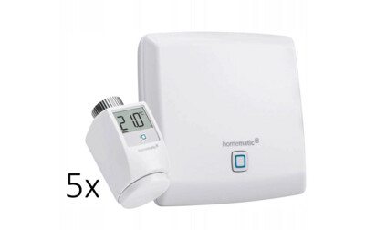 %SALE% Homematic CCU Starter Set mit 5x Homematic IP Thermostate