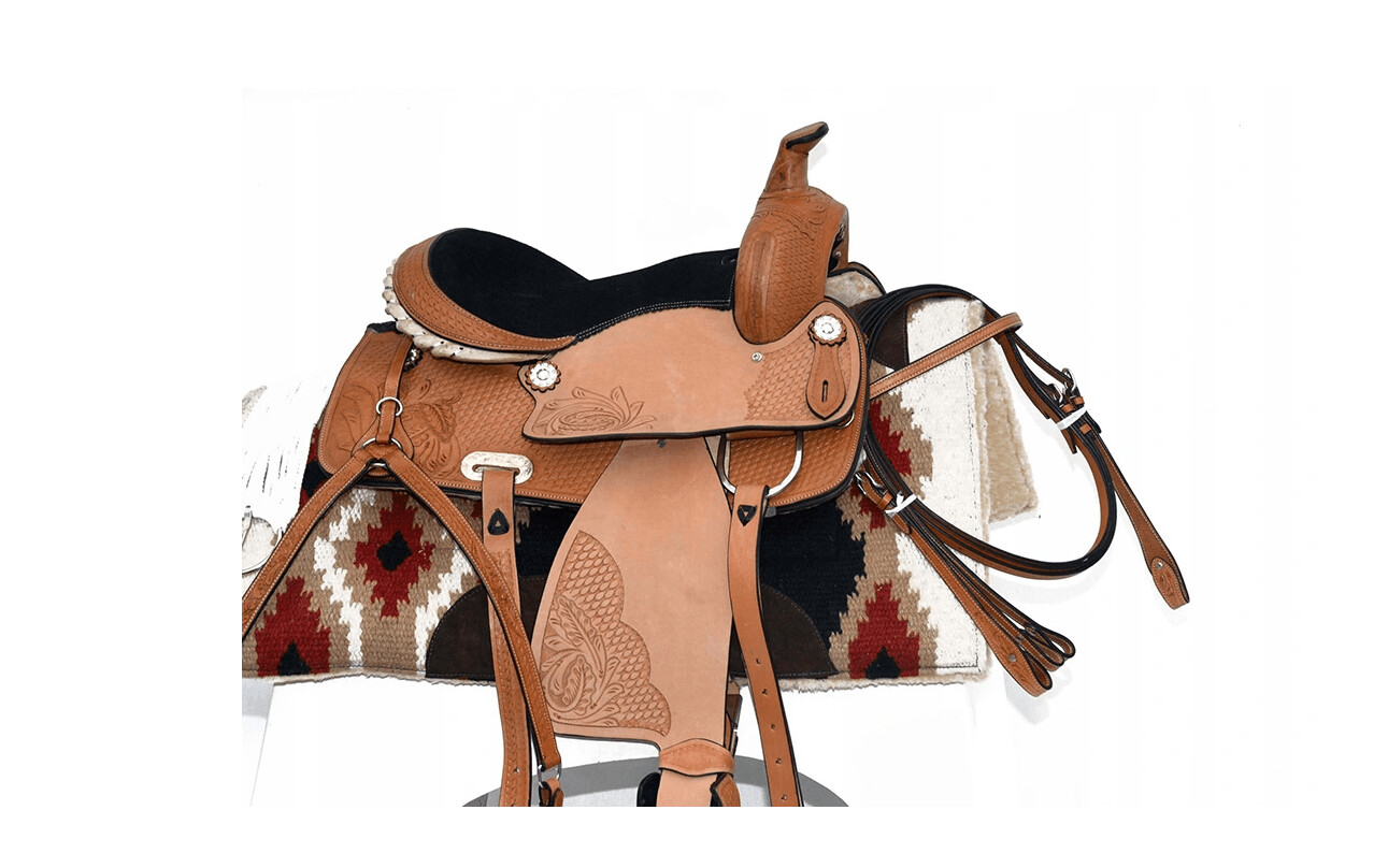 #SALE# Handmade Westernsattel mit Sattelgurt