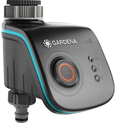 Gardena smart Water Control: Intelligenter Bewässerungscomputer mit smart App steuerbar, Frostwarnsystem, bewährte Ventiltechnik, ideal geeignet für Micro-Drip-System oder Sprinklersystem (19031-20)