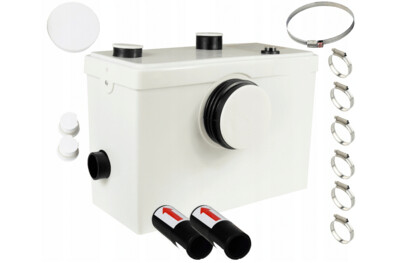 #SALE# Hebeanlage Abwasserpumpe Fäkalienpumpe Toilette Premium SET 600W #SALE# Hebeanlage Abwasserpumpe Fäkalienpumpe Toilette Premium SET 600W