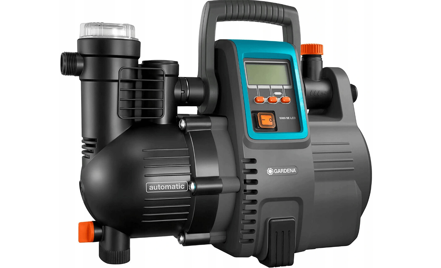 Haus­was­ser­au­to­mat GARDENA 5000/5 LCD mit Wet­ter­schutz