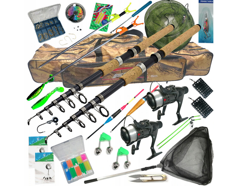 XXXL Angel Starter Set mit viel Zubehör Fischen Fischerei XXXL Angel Starter Set mit viel Zubehör Fischen Fischerei