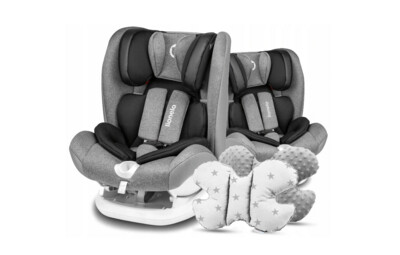 Lionelo Kindersitz GUARD+++ SAFETY schwarz 9-36kg Autositz Isofix Top Tether Seitenschutz