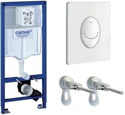 Vorwandelement GROHE Rapid SL für WC H:113cm mit Befestigung und Betätigungsplatte Skate Air weiß 38722001 Vorwandelement GROHE Rapid SL für WC H:113cm mit Befestigung und Betätigungsplatte Skate Air weiß 38722001