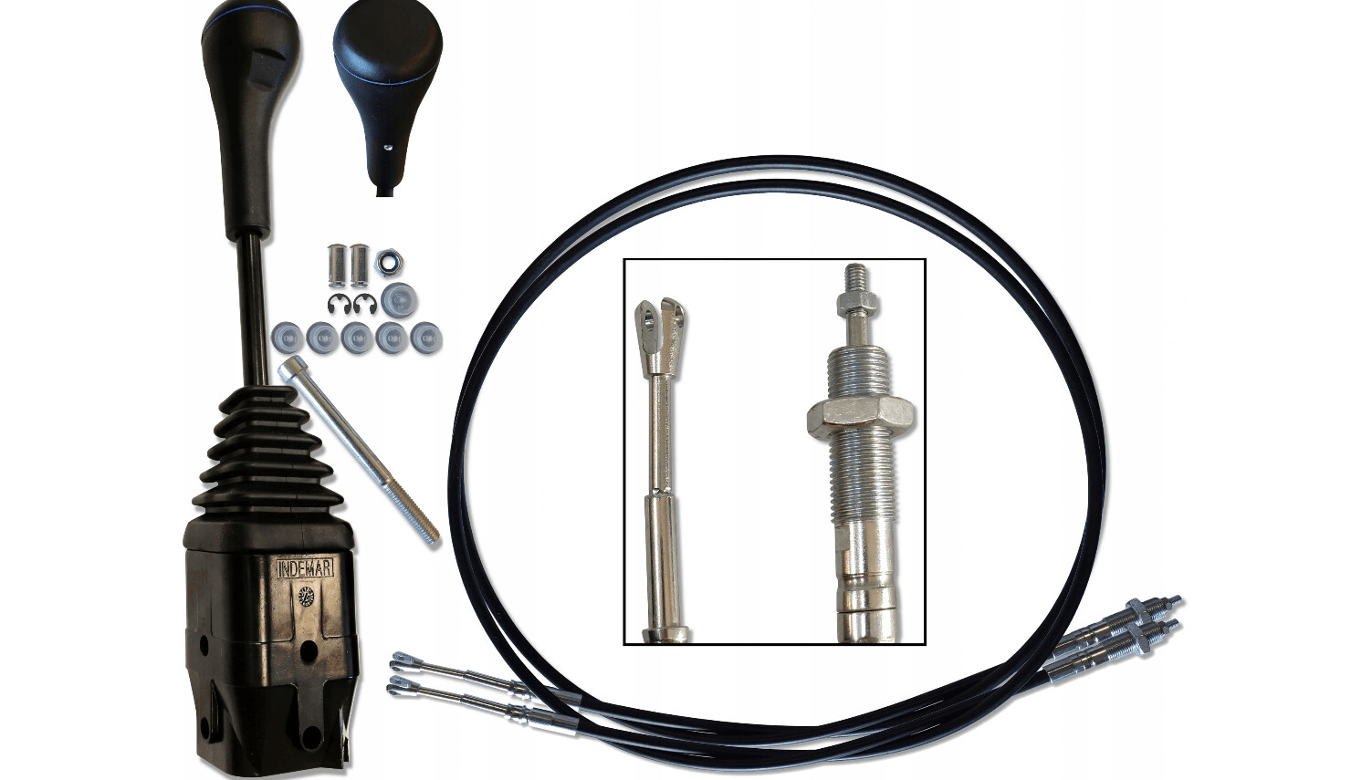 GABELJOYSTICK OHNE TASTEN + Bowdenzug 2x2m