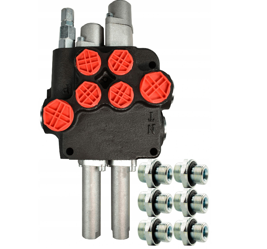Premium Hydraulikventil 2 SEK 80L  1SEK SCHWIMMEND + Verbinder