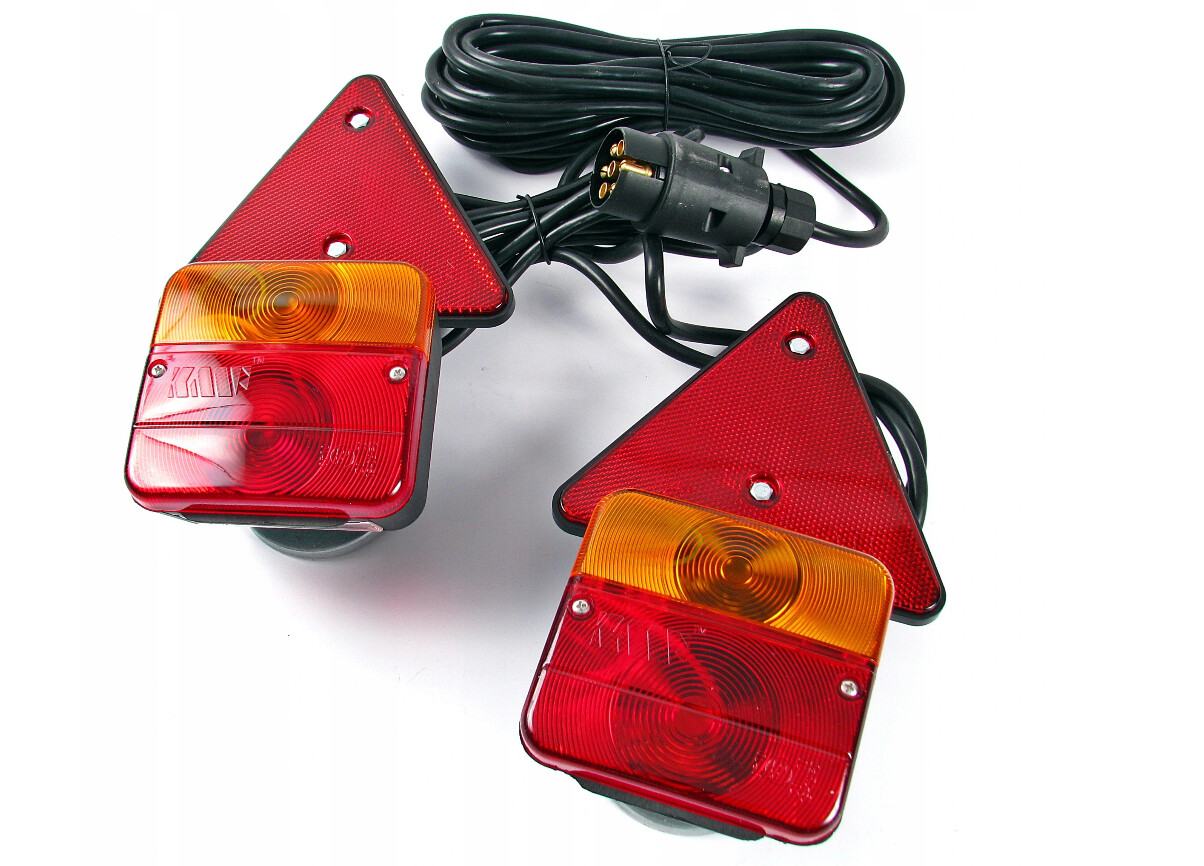 Lampen Set für Anhänger Komplett Set mit Kabel
