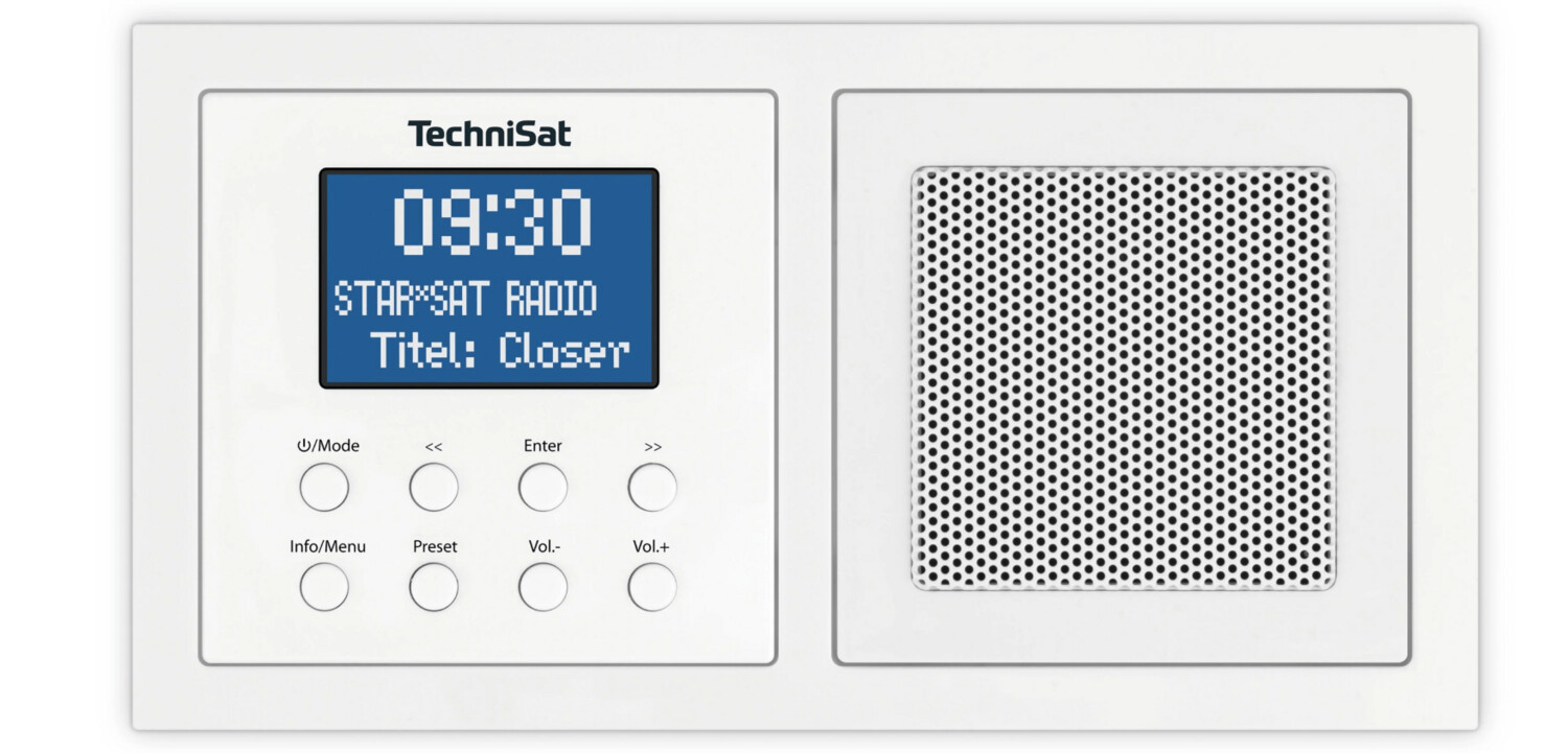 Unterputz Radio DAB+ FM Bluetooth Lautsprecher Rahmen