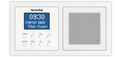 Unterputz Radio DAB+ FM Bluetooth System mit Lautsprecher und Rahmen Unterputz Radio DAB+ FM Bluetooth System mit Lautsprecher und Rahmen