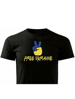 HANDMADE Solidarität Free Freiheit Ukraine T-Shirt alle Größen S M L XL XXL HANDMADE Solidarität Free Freiheit Ukraine T-Shirt alle Größen S M L XL XXL
