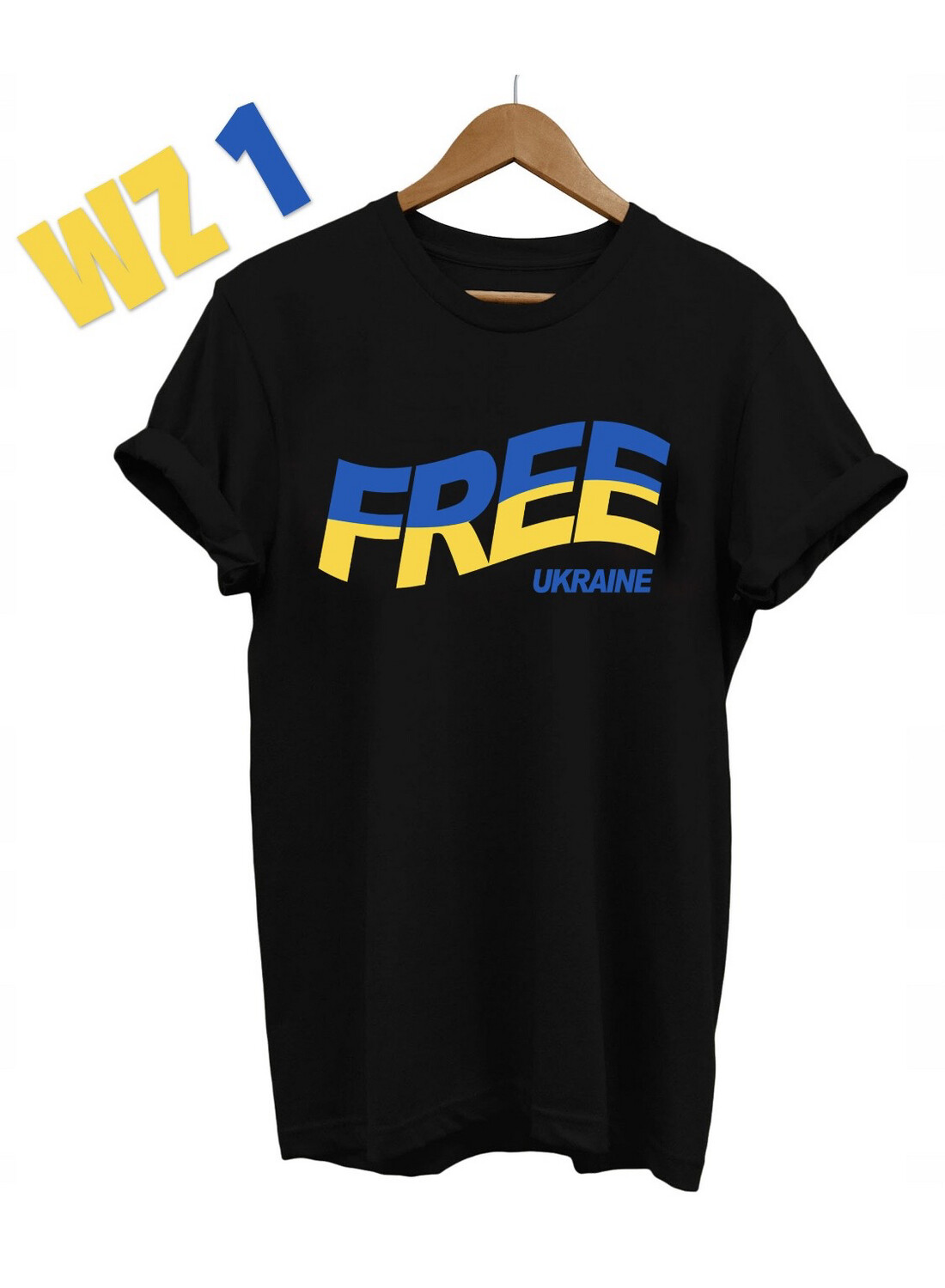 HANDMADE Solidarität Free Freiheit Ukraine T-Shirt alle Größen S M L XL XXL