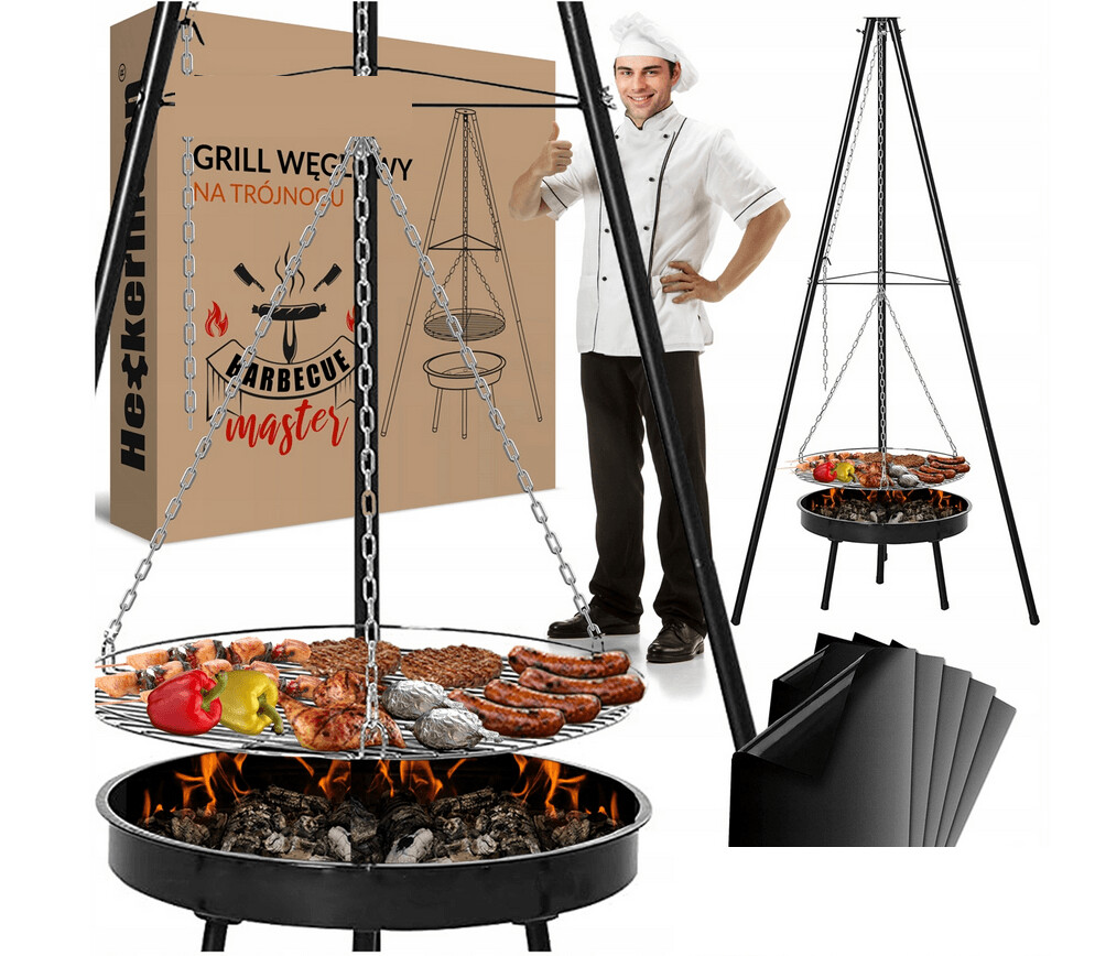 %SALE% Grill Outdoor BBQ Dreibock mit Zubehör