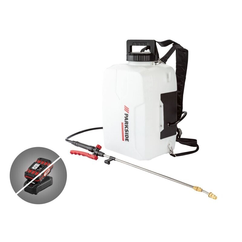 PARKSIDE® 20V Akku-Rucksackdrucksprüher 16 l »PRDSP 20-Li A1«,ohne Akku und Ladegerät PARKSIDE® 20V Akku-Rucksackdrucksprüher 16 l »PRDSP 20-Li A1«,ohne Akku und Ladegerät