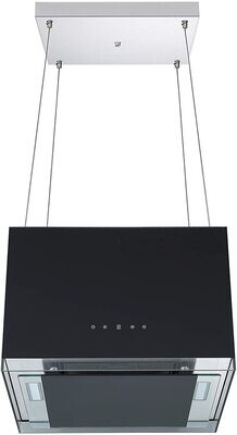 %SALE% respekta Design-Inselhaube 50 cm, Schwarz mit Fernbedienung & Touch %SALE% respekta Design-Inselhaube 50 cm, Schwarz mit Fernbedienung & Touch