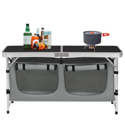 Campingküche Alu Küchenbox Campingschrank Faltschrank Windschutz Outdoor Campingküche Alu Küchenbox Campingschrank Faltschrank Windschutz Outdoor