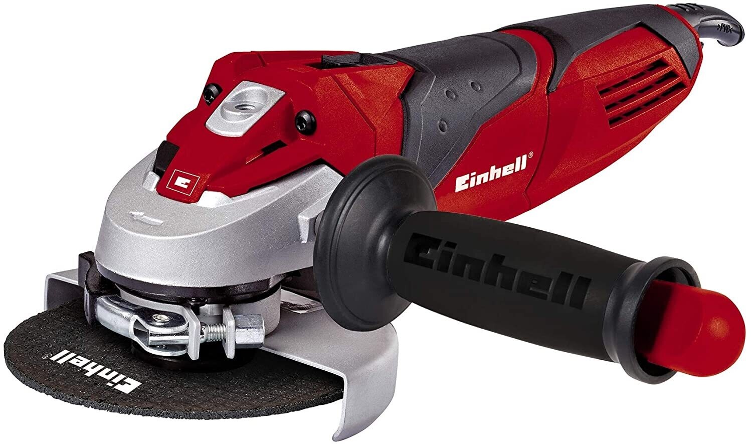 Einhell Winkelschleifer TE-AG 125/750 Kit (750 W, Scheiben-Ø 125 mm, Schlüssel im Zusatzhandgriff, inkl. Dia-Trennscheibe, Scheibenschutz)