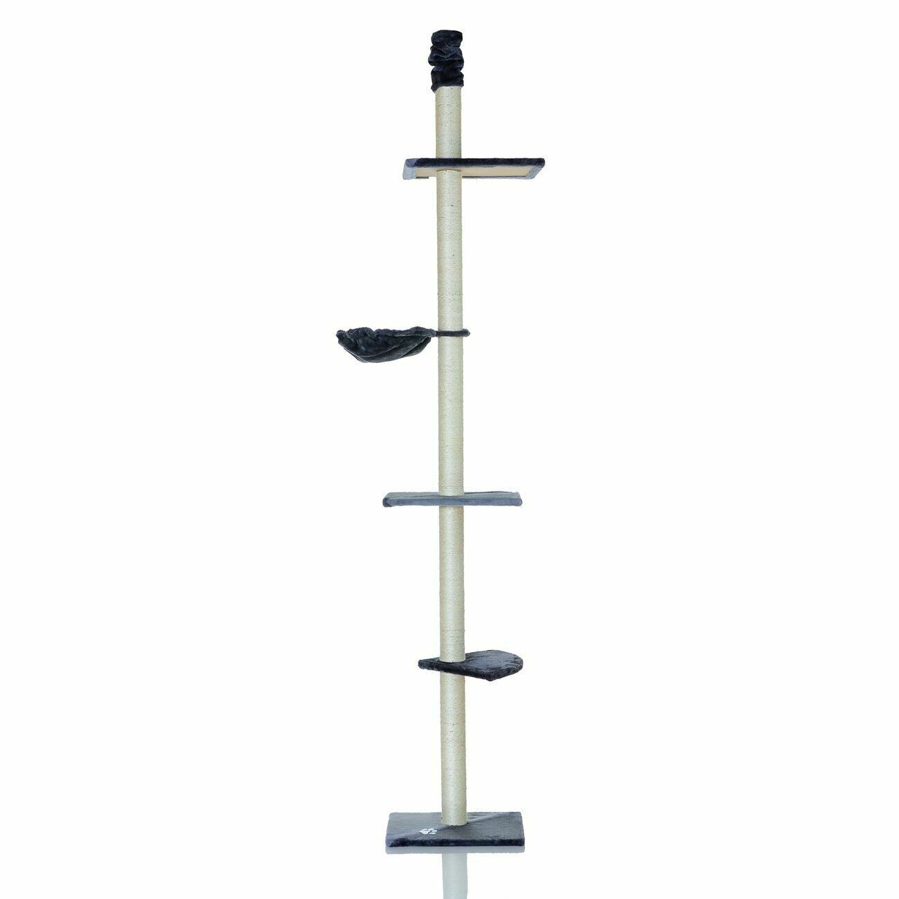 Deckenhocher Katzen Kratzbaum Kletterturm Katzenbaum XXXL Tower  240-270 cm