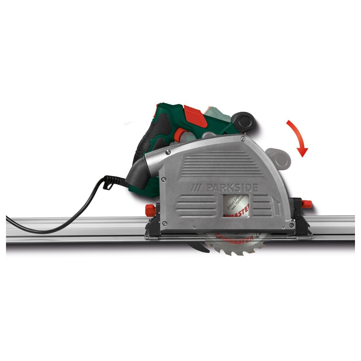 PARKSIDE Tauchsäge »PTSS 1200 D2«, mit Schiene, 1200 W
