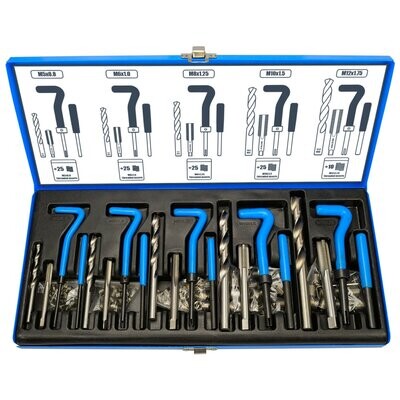 Gewinde Reparatur Werkzeug 131tlg. M5-M12 Set Gewindeschneider Gewinde Reparatur Werkzeug 131tlg. M5-M12 Set Gewindeschneider