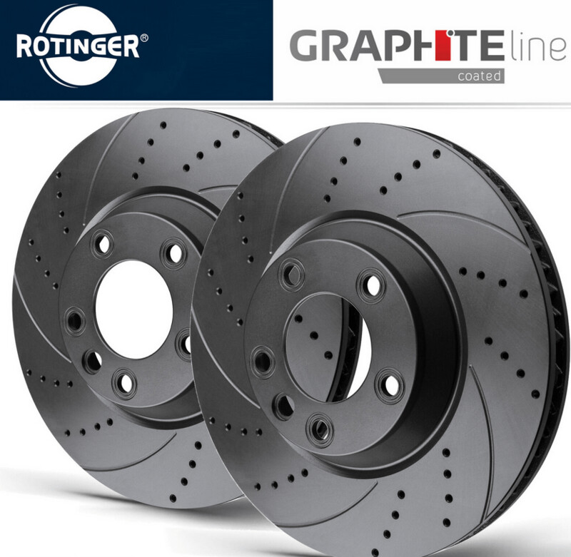 2x Rotinger Graphite Sport-Bremsscheiben Satz Vorderachse - MG MG ZS ZR GBD90852 2x Rotinger Graphite Sport-Bremsscheiben Satz Vorderachse - MG MG ZS ZR GBD90852