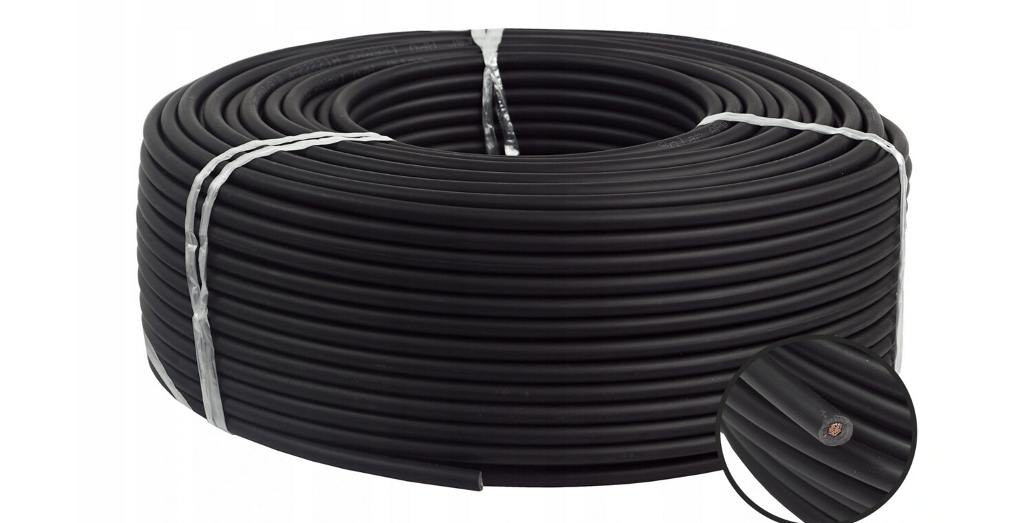 Solarkabel Verlängerungskabel rot schwarz 6mm2 passt MC4 Stecker Solarstecker PV Set alle Längen und Farben