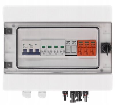 ANSCHLUSSKASTEN SOLAR PHOTOVOLTAIK DC/AC 1-Strings - 12 Module ANSCHLUSSKASTEN SOLAR PHOTOVOLTAIK DC/AC 1-Strings - 12 Module
