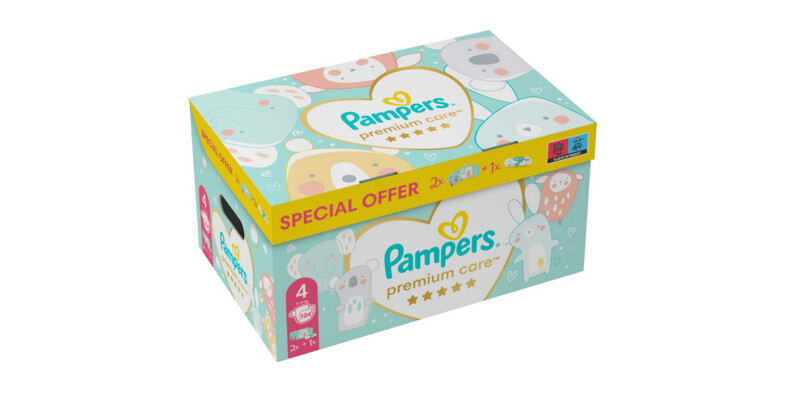 Pampers Premium Care 4 Maxi 9-14 Kg 104 Windeln+ Feuchttücher Pampers Premium Care 4 Maxi 9-14 Kg 104 Windeln+ Feuchttücher