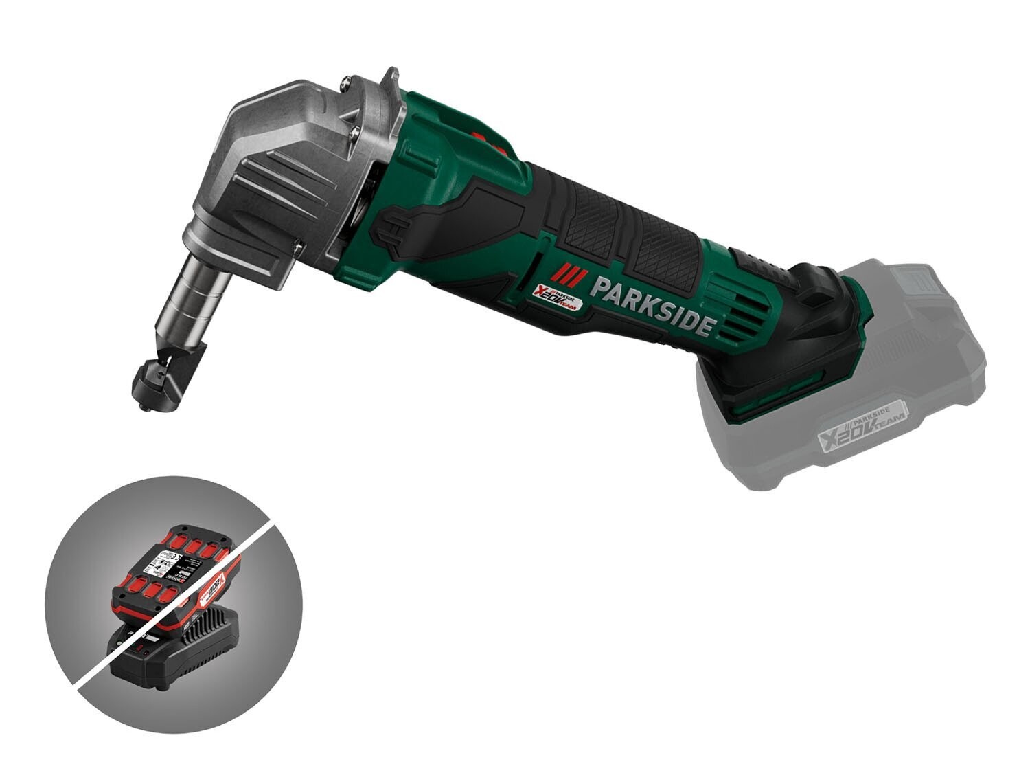 PARKSIDE Akku-Knabber Metallschere 20 V, PMKA 20-Li A1 (ohne Akku und Ladegerät)