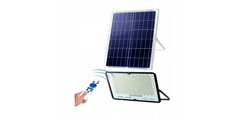 Solarlampe 400W Scheinwerfer mit Dämmerungssensor und Fernbedienung XXL Starter Set Solarlampe 400W Scheinwerfer mit Dämmerungssensor und Fernbedienung XXL Starter Set