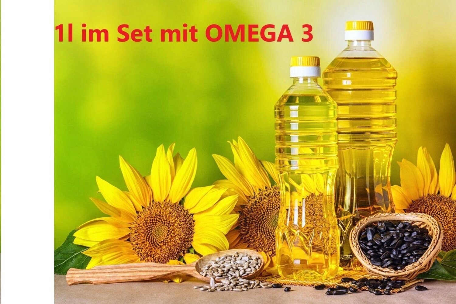 PREMIUM OMEGA 3 Sonnenblumenöl Speiseöl 100% 1l