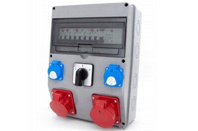 Elektro-Wandverteiler 1x 16A / 32A 2x230V mit Hauptschalter Baustromverteiler Elektro-Wandverteiler 1x 16A / 32A 2x230V mit Hauptschalter Baustromverteiler