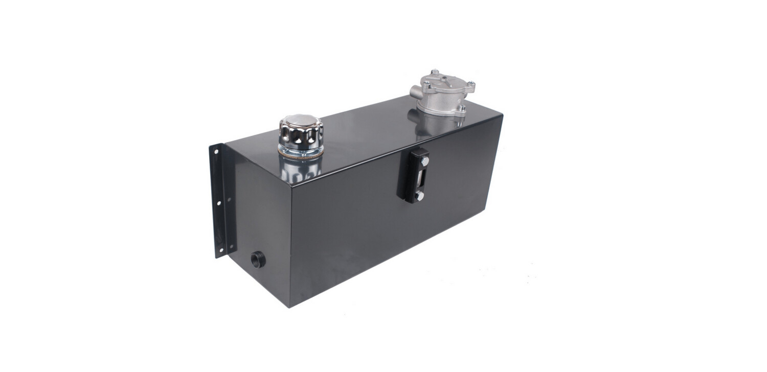 Universal Öltank Hydrauliktank Metall 25l komplett Set mit Filter