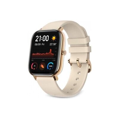 Amazfit GTS Smartwatch, Sportuhr, 14 Tage, Akkulaufzeit, GPS-Akku + Glonass, BioTracker™ PPG, Herzfrequenz, 5 ATM, Bluetooth 5.0, iOS & Android (Gold)