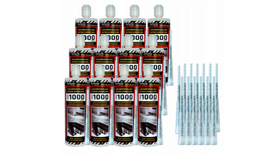 12x 410ml Injektionsmörtel Verbundmörtel Dübel Chemie Schwerlast Set 12x 410ml Injektionsmörtel Verbundmörtel Dübel Chemie Schwerlast Set