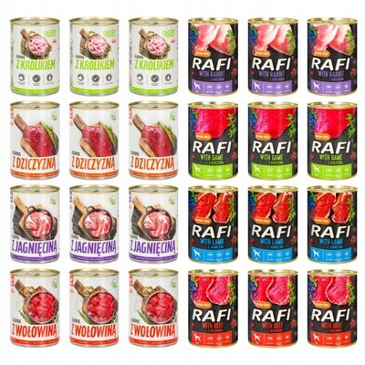 24x Mix Premium Hundefutter Nassfutter Mix Vital Rafi Dose je 400g 24x Mix Premium Hundefutter Nassfutter Mix Vital Rafi Dose je 400g