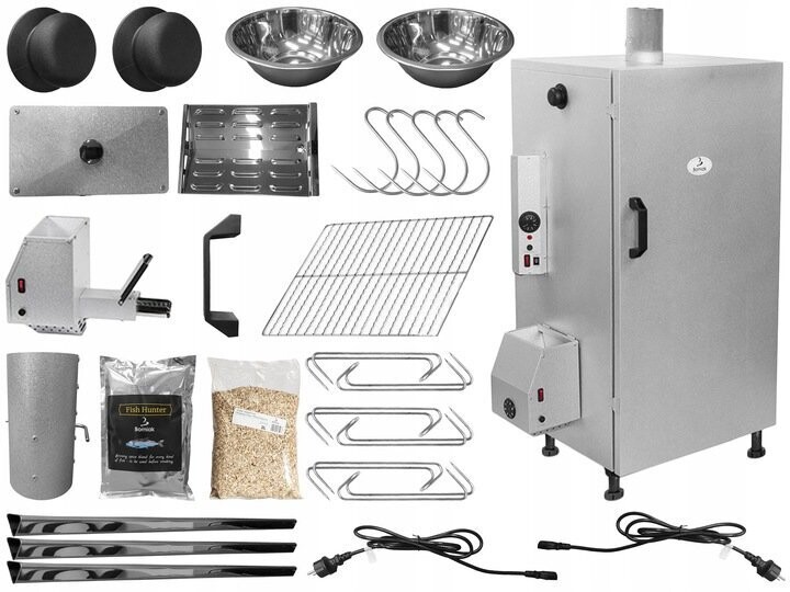 Elektrischer Räucherschrank Räucherofen Räuchern Smoker Profi 150l Edition XXXL Set Elektrischer Räucherschrank Räucherofen Räuchern Smoker Profi 150l Edition XXXL Set