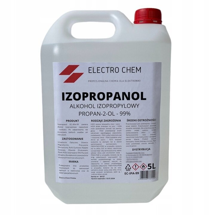Isopropanol 99% Isopropylalkohol 10 Liter Alkoholreiniger
Hygienereiniger Entfetter Haushaltsreiniger