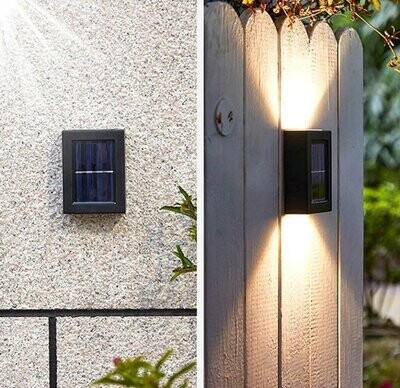 Solarleuchte Solarlampe Außen Garten Wandlampe Strahler Haus