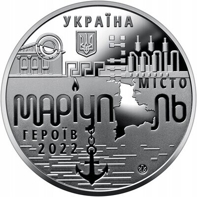 Gedenkmünze Sondermünze Sonderprägung Medaille Mariupol 2022 Sammler Ukraine begrenzt