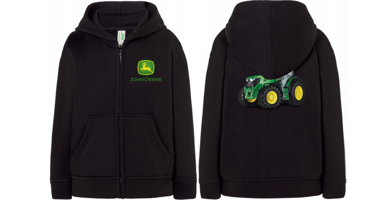 KINDER JOHN DEERE PREMIUM Kapuzenjacke Sweatjacke Jacke mit Rückendruck Größenwahl Farbwahl KINDER JOHN DEERE PREMIUM Kapuzenjacke Sweatjacke Jacke mit Rückendruck Größenwahl Farbwahl