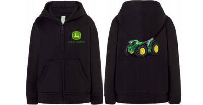 KINDER JOHN DEERE PREMIUM Kapuzenjacke Sweatjacke Jacke mit Rückendruck Größenwahl Farbwahl KINDER JOHN DEERE PREMIUM Kapuzenjacke Sweatjacke Jacke mit Rückendruck Größenwahl Farbwahl