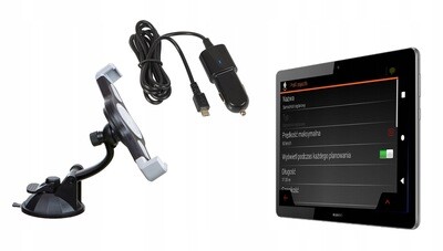 Navigation für LKW Bus PKW Camper iGO ANDROID mit Samsung Tablet mit Halter und Ladegerät
