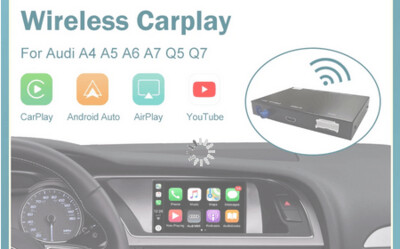 Wireless Apple CarPlay Android Auto Interface für Audi A4 A5 A6 A7 Q5 Q7 mit Mirror Link AirPlay MMI 3G 3G+