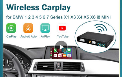 Wireless Apple CarPlay Android Auto Interface für BMW NBT,EVO System 1 2 3 4 5 6 7 Serie X1 X3 X4 X5 X6 MINI F56 F15 F16 F25 f26 F48 F01 F10 F22 F20 F30 F32 Mirror Link AirPlay