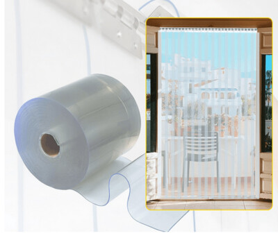 Streifenvorhang PVC Transparent Einfarbig Supermärkte Industrie 300mm Breite x 3mm Dicke x 25m Länge