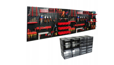 #BESTDEAL# Werkzeugwand 240x80cm komplett Set mit extra Sortierboxen #BESTDEAL# Werkzeugwand 240x80cm komplett Set mit extra Sortierboxen