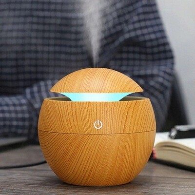 Design LED Luftbefeuchter Ultraschall Duftöl Humidifier LED Licht Aroma Diffuser USB