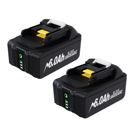 Set 2x 6AH Ersatz-Akku  Makita Modelle